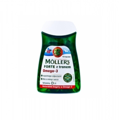 波兰 沐乐思Moller's Tran 鳕鱼油鱼油胶囊 营养保健品 软化血管 原装进口