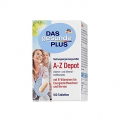 DAS GESUNDE plus A—Z复合维生素营养片 100粒 欧洲原装进口 DAS GESUNDE plus A—Z复合维生素营养片 100粒 欧洲原装进口