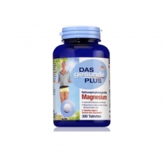 德国DAS gesundePLUS镁片 增强钙吸收 骨关节炎 情绪不稳入睡难 300粒