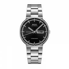 瑞士MIDO美度-指挥官系列机械蓝宝石水晶镜面不锈钢材质男表手表M014.430.11.051.80