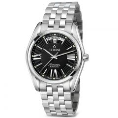 瑞士Titoni梅花空霸AirMaster系列自动机械男士手表指针夜光男表手表93909S-343