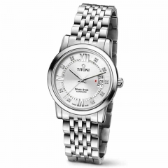 Titoni梅花Space Star星空系列机械男表手表83738 S-362