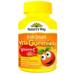 澳洲Nature's Way kids Smart佳思敏维生素C +锌软糖60粒宝宝儿童精品VC营养