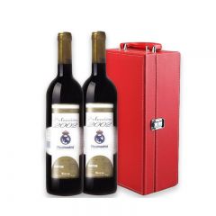 礼盒D套餐--西班牙皇家马德里干红葡萄酒750m*2+高端双支红酒礼盒*1 精品红酒 礼盒D套餐--西班牙皇家马德里干红葡萄酒750m*2+高端双支红酒礼盒*1 精品红酒