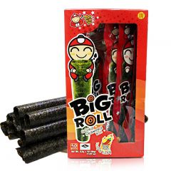 泰国小老板香辣味香脆烤紫菜36g/盒即食烤海苔bigroll紫菜卷进口零食