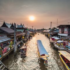 曼谷精华:水上市场+铁道市集+河滨夜市 曼谷精华:水上市场+铁道市集+河滨夜市