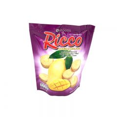 泰国Vfoods Ricco维夫芒果味夹心饼干150g芒果酥芒果饼零食小吃夹心饼