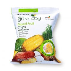 泰国Greenday绿色时光果蔬什锦片55g混合水果蔬菜脆片高纤维膳食纤维