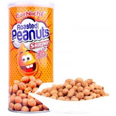 泰国Corniche可尼斯虾味花生豆200g罐装坚果小吃炒货特产休闲零食