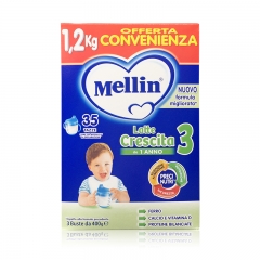 意大利Mellin美林婴幼儿3段奶粉800g盒装进口配方 (1-2岁)宝宝牛奶粉
