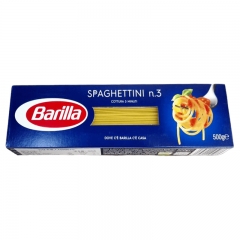 意大利Barilla百味来#3意大利面细面500g盒装意大利面意粉通心粉原装进口
