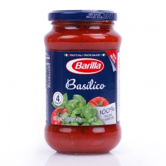 意大利Barilla百味来罗勒风味番茄酱400g瓶装意大利面酱调味酱意面意粉酱