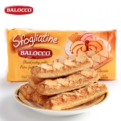 意大利进口Balocco百乐可奶焦糖脆皮酥饼干200g 休闲零食曲奇饼干