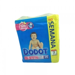 西班牙Dodot多多特五阶段（13-18公斤婴儿）纸尿裤26片男女婴儿宝宝尿片 原装进口
