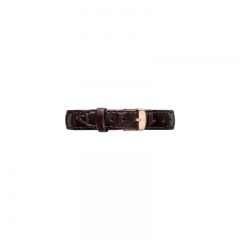 英国Daniel Wellington丹尼尔惠灵顿亮皮真牛皮金色扣牛皮表带1002DW