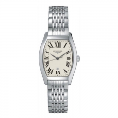 瑞士浪琴longines典藏系列时尚潮流人工合成蓝宝石表镜石英钢带女表L2.155.4.71.6