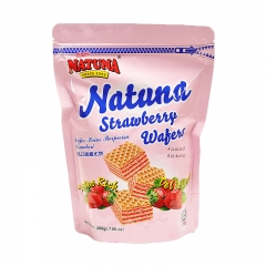 马来西亚Natuna呐嘟娜草莓口味威化饼干200g/袋 果味浓郁美味可口 好吃停不下来 进口休闲零食 马来西亚Natuna呐嘟娜草莓口味威化饼干200g/袋 果味浓郁美味可口 好吃停不下来 进口休闲零食