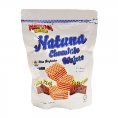 马来西亚Natuna呐嘟娜巧克力味威化饼干200g/袋 果味浓郁美味可口 好吃停不下来 进口休闲零食 马来西亚Natuna呐嘟娜巧克力味威化饼干200g/袋 果味浓郁美味可口 好吃停不下来 进口休闲零食