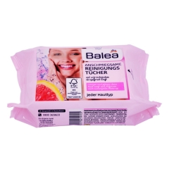 奥地利进口 海外直邮  Balea芭蕾亚卸妆纸 100%纯棉化妆棉 粉扑 柔软天然纯棉
